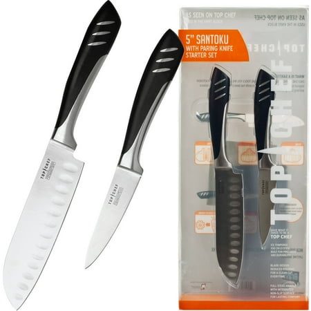 Top Chef Santoku and Paring Knife Set, 2 Pieces