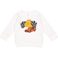 thumbnail image 2 of Inktastic Number Four Race Car Toddler Sweatshirt, 2 of 4
