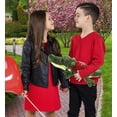 thumbnail image 5 of DolliBu I LOVE YOU Plush Green Gator - Cute Stuffed Animal with Red Shirt For Valentine, Anniversary, Romantic Date, Boyfriend, or Girlfriend Gift - 18 Inches, 5 of 5