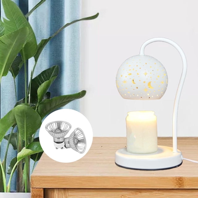 Calentador de cera eléctrico para derretir velas, calentador de velas regulable, decoración del hogar, luz de noche de hierro, regalo ideal, lámpara aromática, calentador de velas
