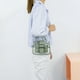 thumbnail image 4 of Bolso bandolera de gelatina de moda primavera/verano Verde, 4 of 5