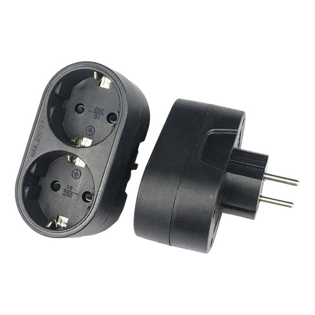 Fokuz Plug SocketGerman And European Compatible Socket Adapter SlotPlug For KitchenAnd Travel (250V16A)