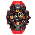 thumbnail image 1 of Dual Display Electronic Watch Teen Student Waterproof Sports Watch Luminous Alarm Clock SMAEL Smail Red, 1 of 6