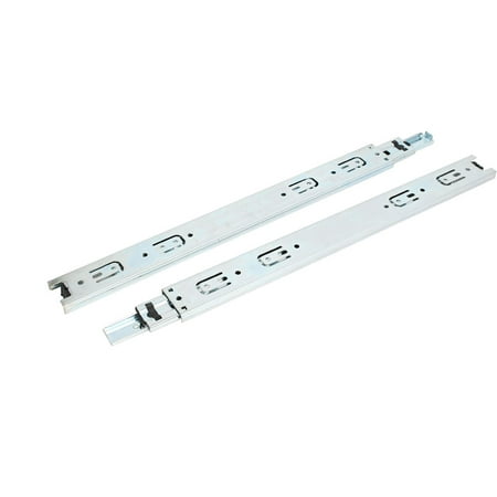 2pcs 15 Long 3 Sections Telescoping Ball Bearing Cabinet Drawer