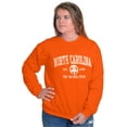 thumbnail image 4 of North Carolina Cute Footprints Beach Unisex Plus Fleece Graphic Sweatshirt Brisco Brands 4X, 4 of 5