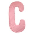 thumbnail image 2 of Leodye 1PCS Body Pillow, Long Pillow, Memory Foam Body Pillow, C-Shaped Side Sleep Pillow, Machine Washable Pillowcase -55.12 × 27.56 inch, 2 of 3