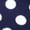 Navy Blue, variant on INSPIRE CHIC Men's Shirt Polka Dots Pattern Point Collar Long Sleeve Button Down Shirt 38 Navy Blue