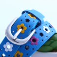 thumbnail image 2 of Kids Toddler Girl Floral Leather Butterfly Waistband Belt, 2 of 3