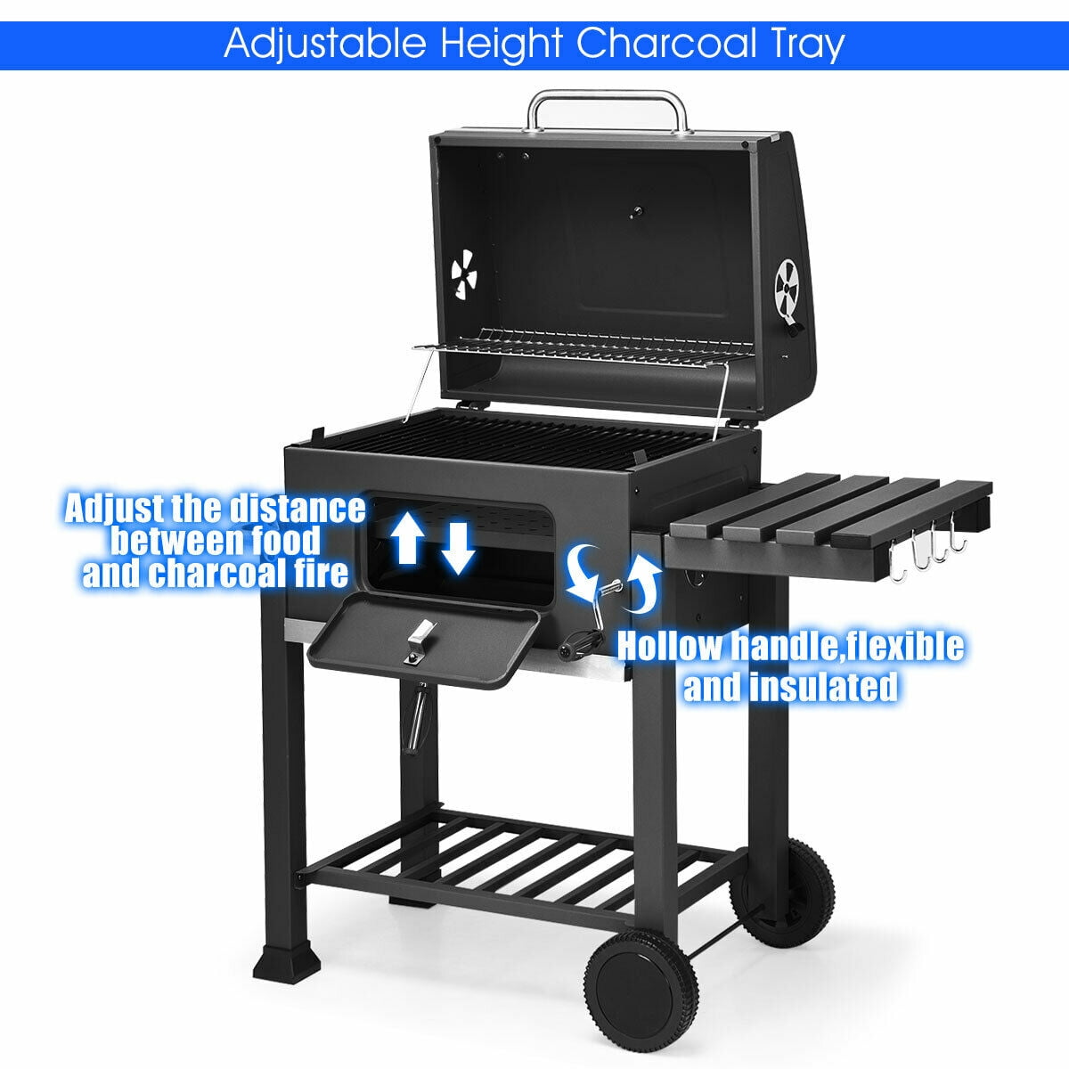 Charcoal Grill Barbecue Bbq Grill Outdoor Patio Backyard Cooking
