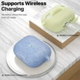 thumbnail image 3 of IBAOLEA Compatible with AirPods Pro Case, Protective Silicone Cover Compatible with AirPods Pro (2019) Bling Blue, 3 of 7