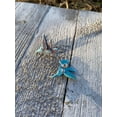 thumbnail image 3 of Hummingbird Blue Stud Earrings Gift, 3 of 4
