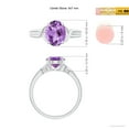 thumbnail image 5 of ANGARA Natural 1.6 Ct. Amethyst Solitaire Ring in 14K White Gold for Women (Ring Size: 5.5), 5 of 10