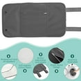 thumbnail image 4 of 3Pcs Waist Neck Oil Pack Set with Cotton Pads Washable Reusable Essential Oil Wrap Mess-Free Oil Pack Wrap with Adjustable Elastic Straps Soft Flannel Cloth Oil Pack for Neck Waist, 4 of 6