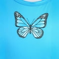 thumbnail image 7 of Tiijoy Girls Outfits Fashion Butterfly Short Sleeve Crop Top Flare Pants Set, Sizes 9-10, 7 of 7