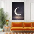 thumbnail image 2 of IDEA4WALL Framed Canvas Wall Art for Living Room, Bedroom Moon with Bright Canvas Prints for Modern Home Decoration Ready to Hang, 2 of 4