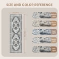 thumbnail image 5 of Roxstand 2'x5' Washable Runner Rug for Hallway Entrance Bedroom Entryway, Vintage Non Slip Stain Resistant Kitchen Rugs, Black, 5 of 10