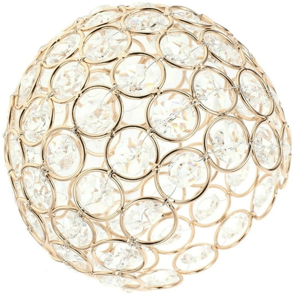 EIGTHTAIL Durable Lamp-chimney Ceiling Light Shade Fan Covers Decorative Shades Crystals Golden