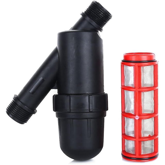 3/4 Inch Screen Irrigation Filter, Water Filtration Water Reservoir Tank Pool Pump