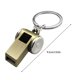 thumbnail image 3 of Llavero con silbato de metal Qarigey ligero dorado para supervivencia, 3 of 6