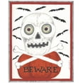 thumbnail image 2 of Shamp, Cindy 26x31 Black Ornate Wood Framed with Double Matting Museum Art Print Titled - Beware, 2 of 4