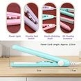 thumbnail image 7 of EXLEAF 2026 New Mini Hair Curler Fluffy Splint Flat Iron Curling Corrugated Plate Pro Electric Hair Crimper for All Hair Lengths for Home, Salon, Travel, Styling, 7 of 7