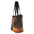 thumbnail image 2 of Hirioo Elephant Sunset in Kenya for Women's Casual Shoulder Tote Bag Handbag For Women Work College Travel Business Shopping, 2 of 8