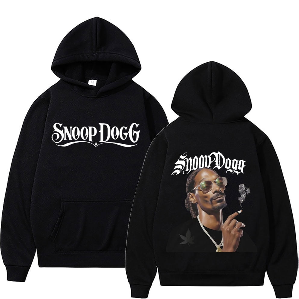 Vintage Snoop Dogg Sweat à Capuche Graphique Hommes Style Hip Hop