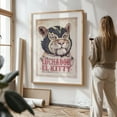 thumbnail image 3 of El Kitty - Drawing Vintage Poster Cat Humor Surrealism Pop Art Retro Unframed Wall Art Print 30 x 40 inches, 3 of 16