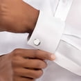 thumbnail image 5 of stainless steel geometric cuff links, 5 of 7