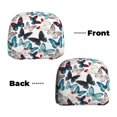 thumbnail image 6 of Kdxio Butterfly Pattern Print 2 Piece Car Head Rest Covers Set Auto Front/Rear Seats Headrest Cover Universal Fit Most Cars,Sedan, SUV, 6 of 9