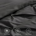 thumbnail image 7 of U by Bedsure Dark Grey Full Comforter Sets - 7 Pieces Pintuck Bed in A Bag with Comforters, Sheets, Pillowcases & Shams, 7 of 7