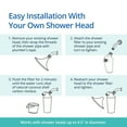 thumbnail image 5 of Aquasana Shower Head Filter System for Hard Water - Max Flow  - AQ-4105CHR, 5 of 9