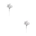 thumbnail image 4 of Inteprter Bayas Artificiales Cono de Pino Plata 2Conjunto, 4 of 6