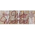 thumbnail image 2 of Tava Studios 32x15 Black Ornate Wood Framed with Double Matting Museum Art Print Titled - Winter Wonderland, 2 of 4