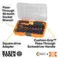 thumbnail image 2 of Klein Tools KNECT Essential Pass Through Impact Socket Set, SAE, Metric, 28-Piece, 2 of 6