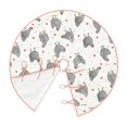 thumbnail image 3 of Salouo Funny Chicken Christmas Tree Skirt 36" Farmhouse Christmas Decorations Snowman Xmas Tree Skirt Tree Mat for Holiday Party Decor, 3 of 8