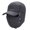 Gray, variant on Men Winter Trapper Hat Fur Ear Flap Warm Aviator Cap Face Mask Windproof Thermal