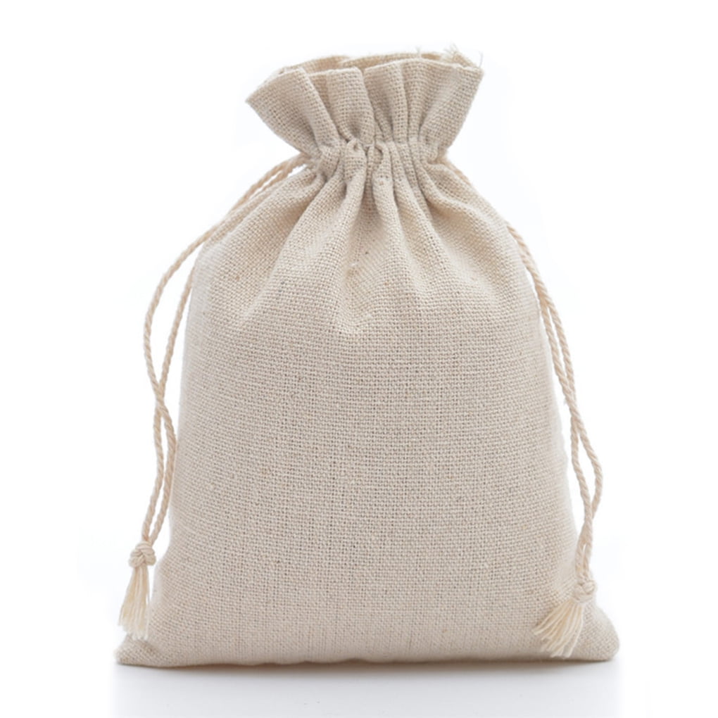 120 10x12cm Linen Gift Bag Wedding Party Favor Bag Product Packing Packaging Bag 