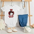 thumbnail image 3 of Cute Betty Boop Miss Heart Breaker Bodysuit Jumper Girls Infant Baby Brisco Brands 24M, 3 of 6