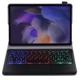 thumbnail image 2 of A08-AS Backlit Keyboard Leather Case with Touch Mouse 200mAh Bluetooth 3.0 Wireless Keyboard compatible Sam High quality Gift, 2 of 4