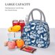 thumbnail image 5 of Easygdp Rose Flowers Bolsa de Almuerzo Insulada Grande, Forro de Aluminio, Diseño Espacioso, a Prueba de Fugas, Ideal para Trabajo, Picnics, Viajes y Actividades al Aire Libre, 5 of 6