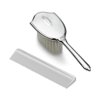 Pewter Gift Boxed Shield Girls Comb and Brush Set GP8914