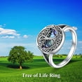 thumbnail image 6 of XATENJE Tree of Life Rings Sterling Silver Celtic Knot Tree of Life Rings Family Tree Jewelry Gifts for Women, 6 of 6