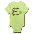 thumbnail image 1 of CafePress - Crawl Walk Tennis Body Suit - Baby Light Bodysuit, 1 of 1