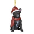 thumbnail image 5 of Design Toscano French Bulldog Holiday Dog Ornament Sculpture, 5 of 9