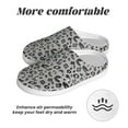 thumbnail image 6 of Easygdp Wild Animal Leopard Print Slippers for Women Mens Winter Warm Home Slippers Plush Slip on House Slippers for Indoor Outdoor Shoes-11, 6 of 7