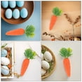thumbnail image 3 of LOLIPPYY 10Pcs Realistic Orange Fake Carrots for Easter Festive Decor and Kitchen Prop Use, 3 of 8