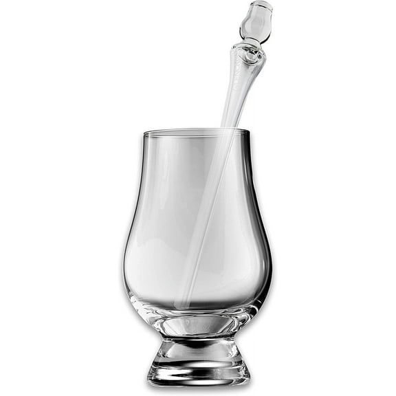 Glencairn Crystal Official Whisky Tasting Glass And Pipette Water Dropper Set