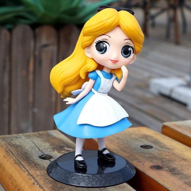 Disney Q Posket princesa jazmín Blancanieves Bella Ariel Cenicienta Anna Elsa Mulan Tinkerbell pastel Topper regalo para niños