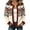 Brown, variant on Womens Christmas Cardigan Sweaters Lightweight Long Sleeve Christmas Print Cardigan Plus Size Trendy Lightweight Open Front Sweaters Cardigan